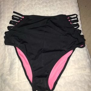 Victoria’s Secret Pink high waisted bikini bottoms